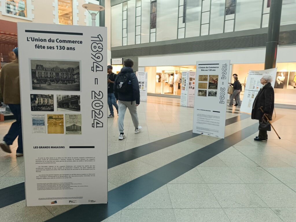 Advantail - Make Sense Get Results - Retour en images sur l’exposition des 130 ans de commerce au centre commercial La Visitation à Rennes - IMG 20241024 085547 - 9